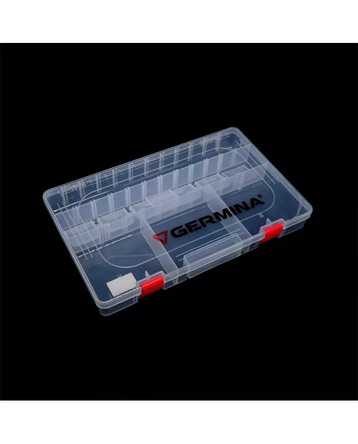 Pudełko wędkarskie na przynętę Germina Clear 37.5x22.5x5 cm 3/3