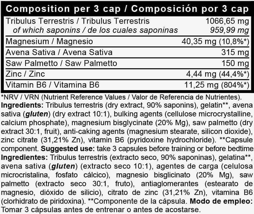 Testo Booster Extreme Tank - 90 kapsułek Beverly Nutrition 3/3
