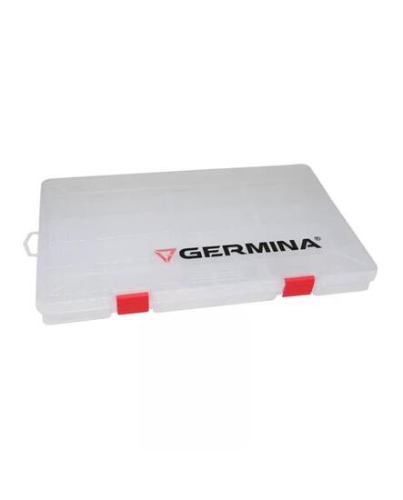 Pudełko wędkarskie na przenęty Germina Clear 37.5x22.5x3.5 cm