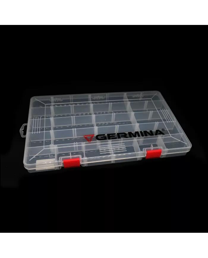 Pudełko wędkarskie na przenęty Germina Clear 37.5x22.5x3.5 cm 2/3