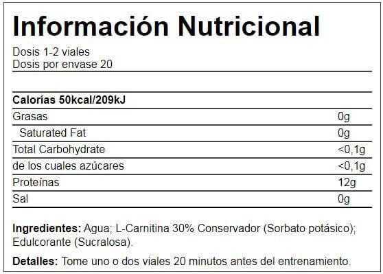 L-Carnitine 3000 - 20 flesjes Cherry Quamtrax 2/3