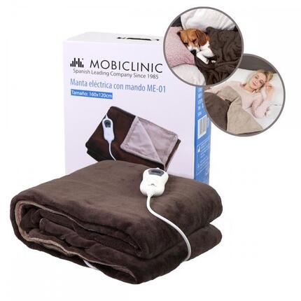 Couverture électrique basse consommation 3 niveaux de chaleur Lavable
