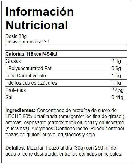 Proteine ​​del siero del latte - 900 g Vaniglia e caramello Quamtrax 2/3