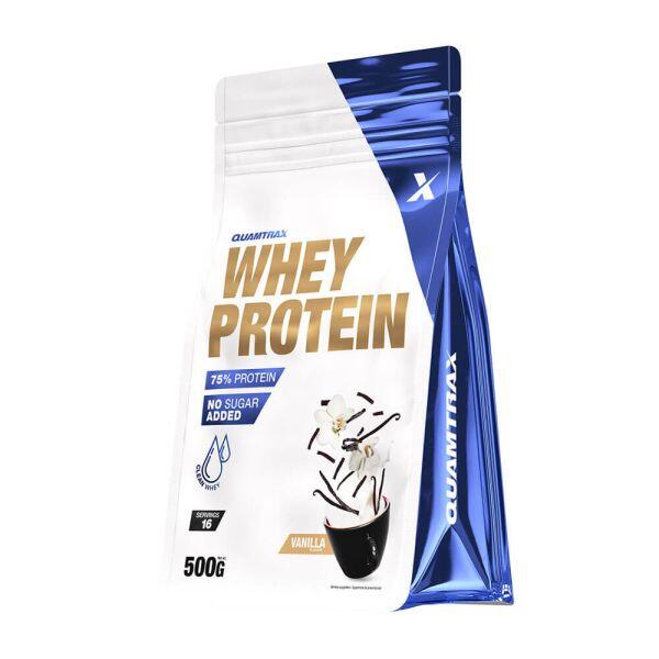 Proteine ​​del siero del latte al 100% - 500 g Vaniglia con cannella Quamtrax 3/7