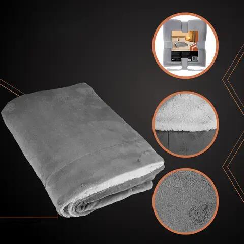 Patura pufoasa, dimensiune 150 x 200 cm, calduroasa si confortabila, poliester 3/7