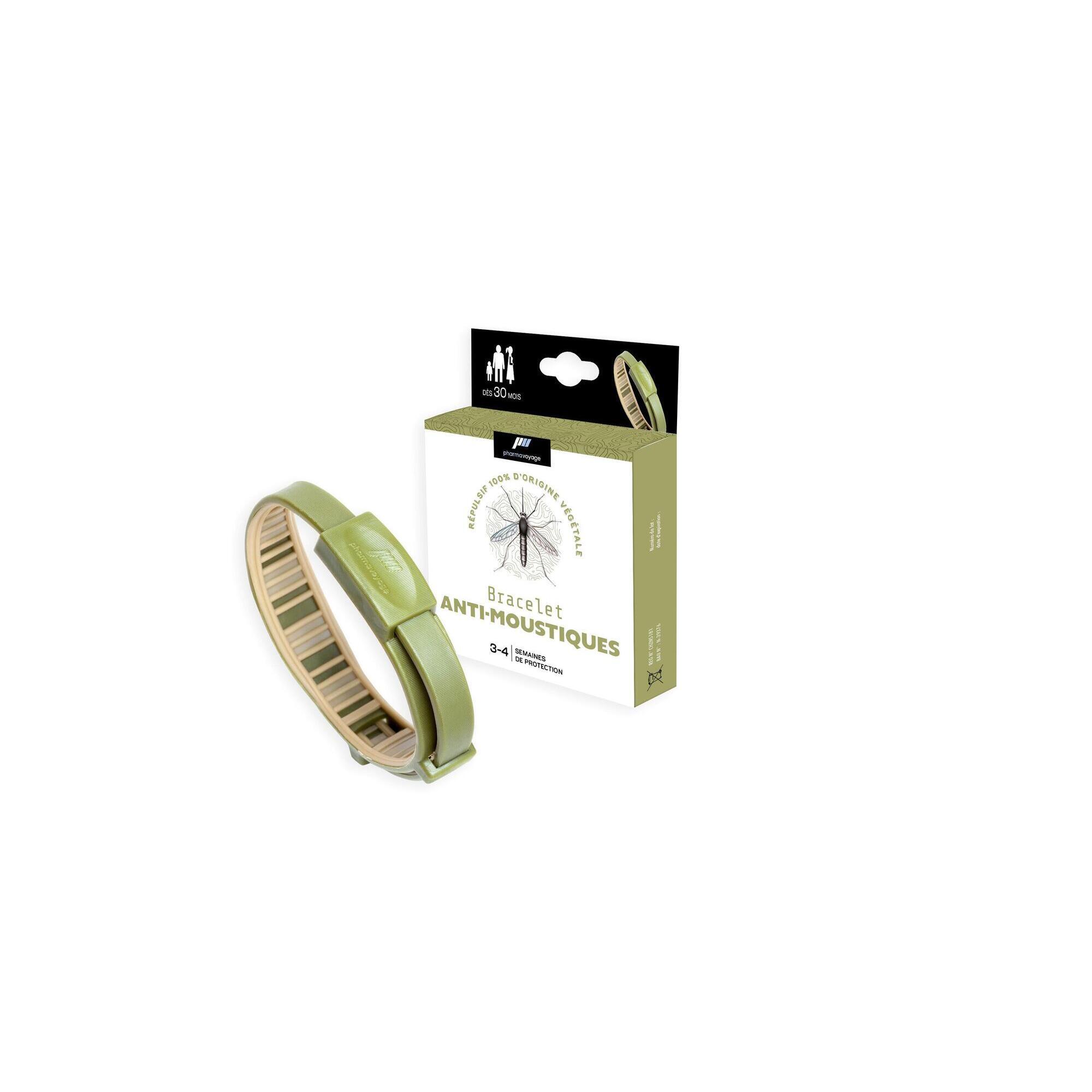 Pharmavoyage - Bracelets Anti-moustiques Pharmavoyage Kaki - Anti-moustique - Taille Unique - Decathlon