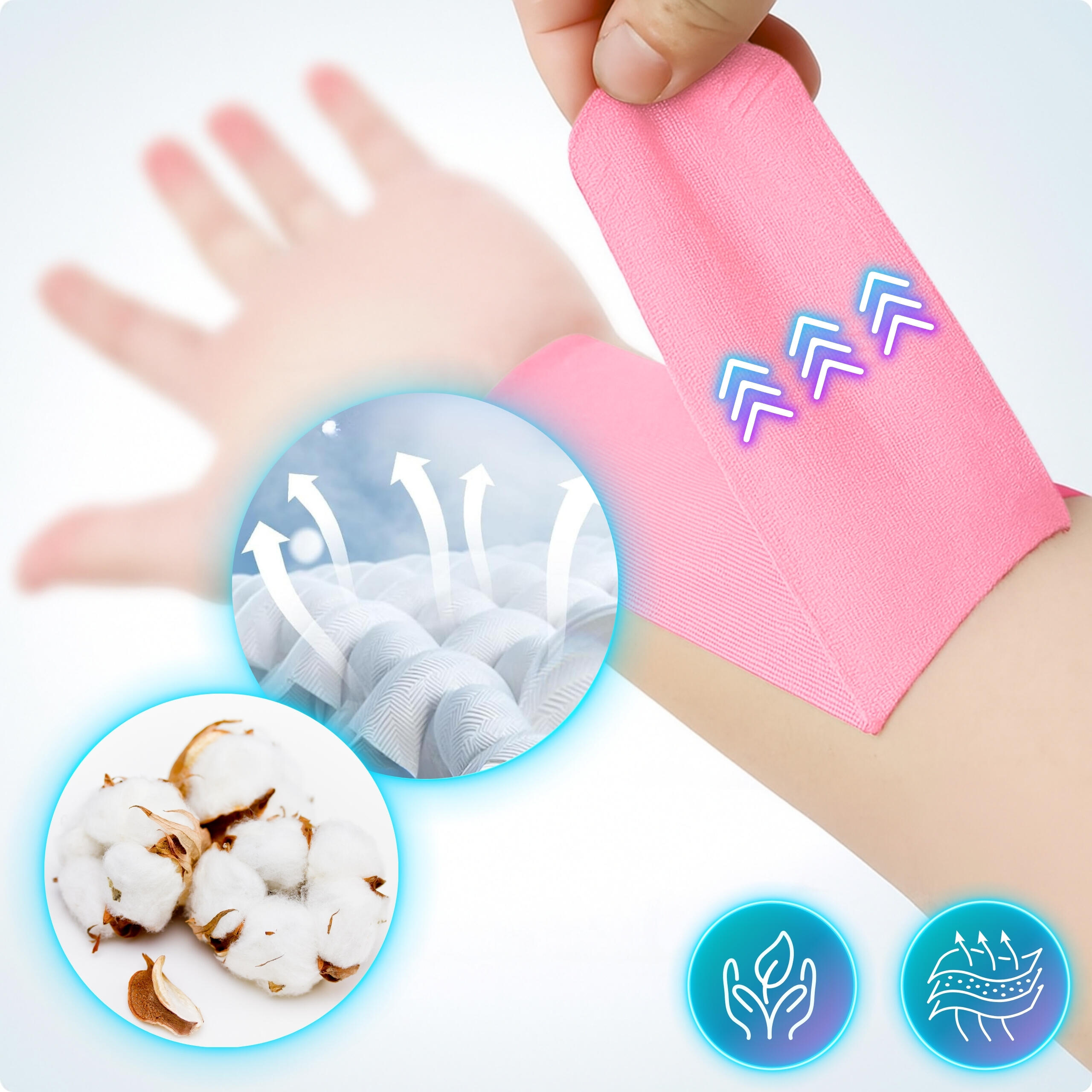 Kinesiotape 5 cm x 5 m medisch Recovery Tape - 1 rol 6/7