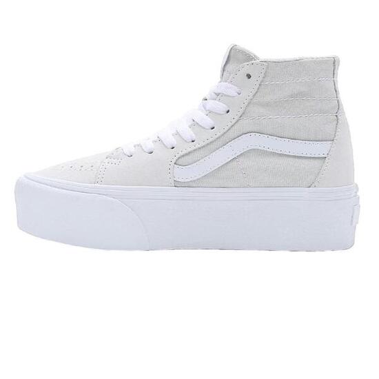Zapatos Vans Sk8-Hi Tapered Stackform Blanco y Beige