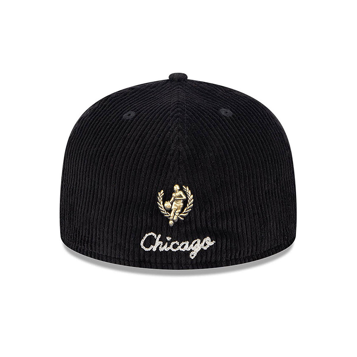 New Era 59FIFTY Cap Chicago Bulls Letterman Pin Cord schwarz 2/7