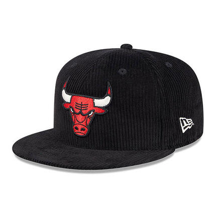 New Era 59FIFTY Cap Chicago Bulls Letterman Pin Cord schwarz