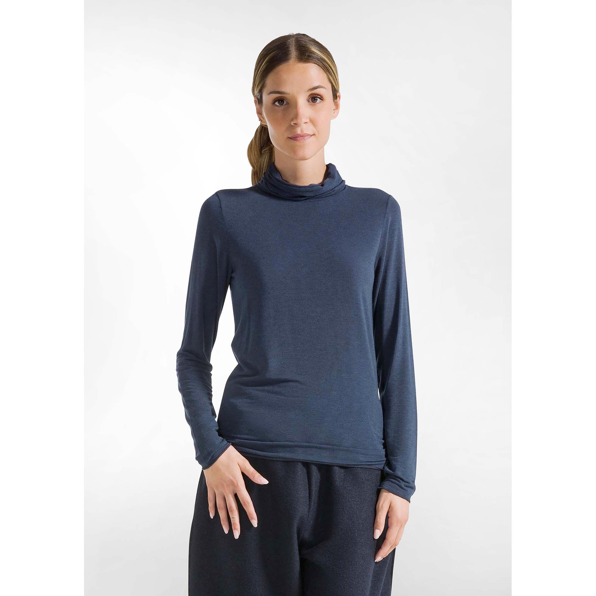 Camiseta Deha Mezcla De Cachemira Cuello Alto Mujer 2/5