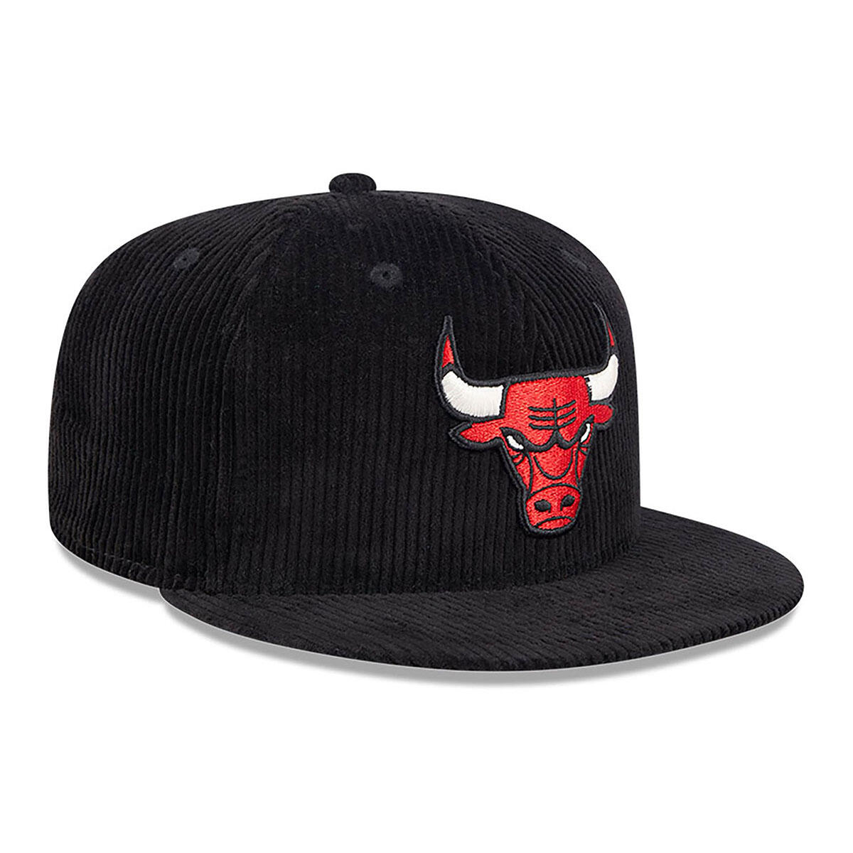 New Era 59FIFTY Cap Chicago Bulls Letterman Pin Cord schwarz 5/7