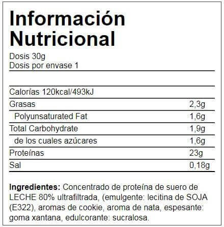 Whey protein - 30g Chocolat blanc avec fraise de Quamtrax 2/2