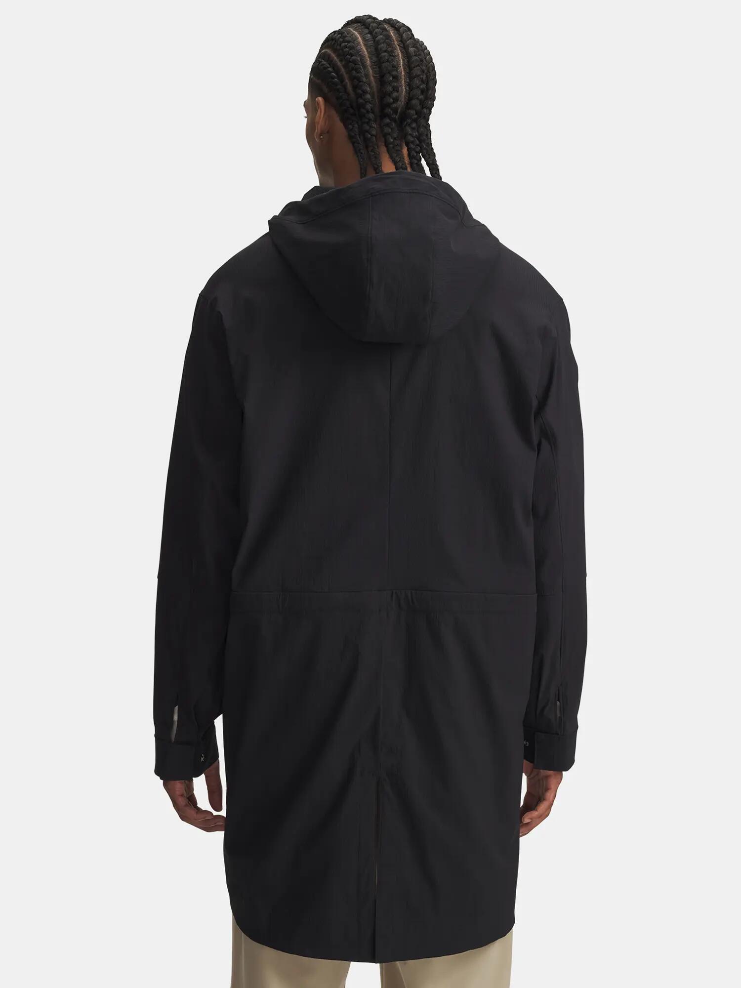 Férfi kabát Under Armour UA Unstoppable Txt Long Jkt-BLK 2/4
