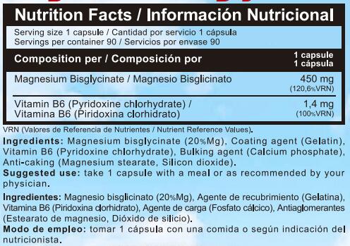 Mgb6 pro 450 - 90 capsules de Beverly Nutrition 2/2