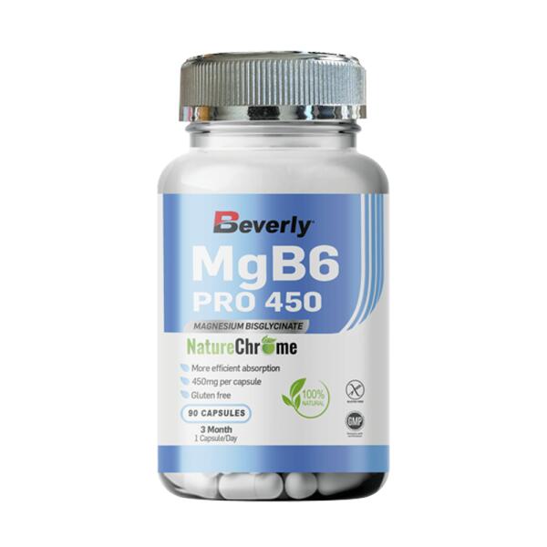 Beverly - Mgb6 Pro 450 - 90 Capsules De Beverly Nutrition - Magnésium - Taille Unique - Decathlon