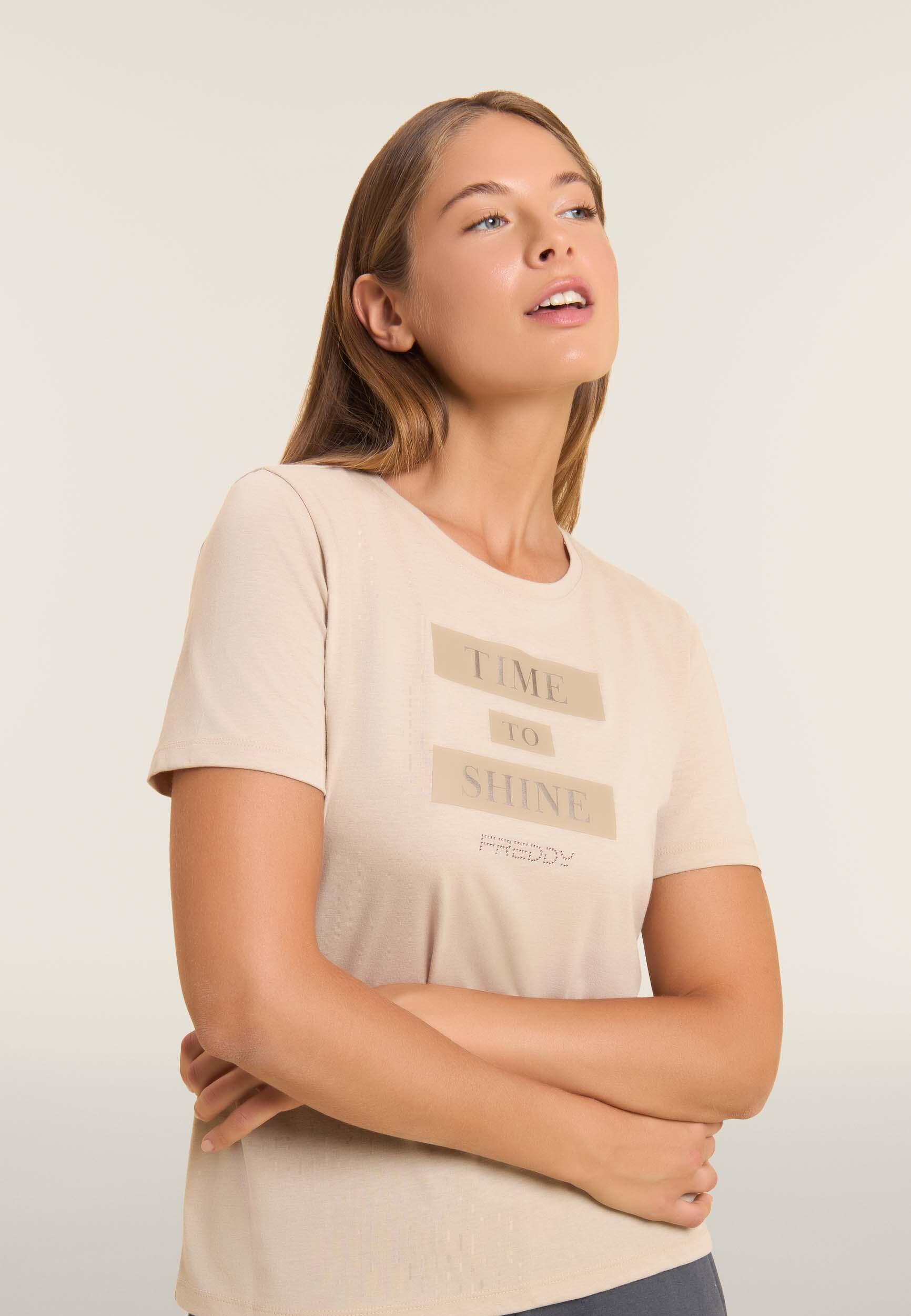 T-shirt pour femmes avec des graphiques et un slogan motivant 4/4