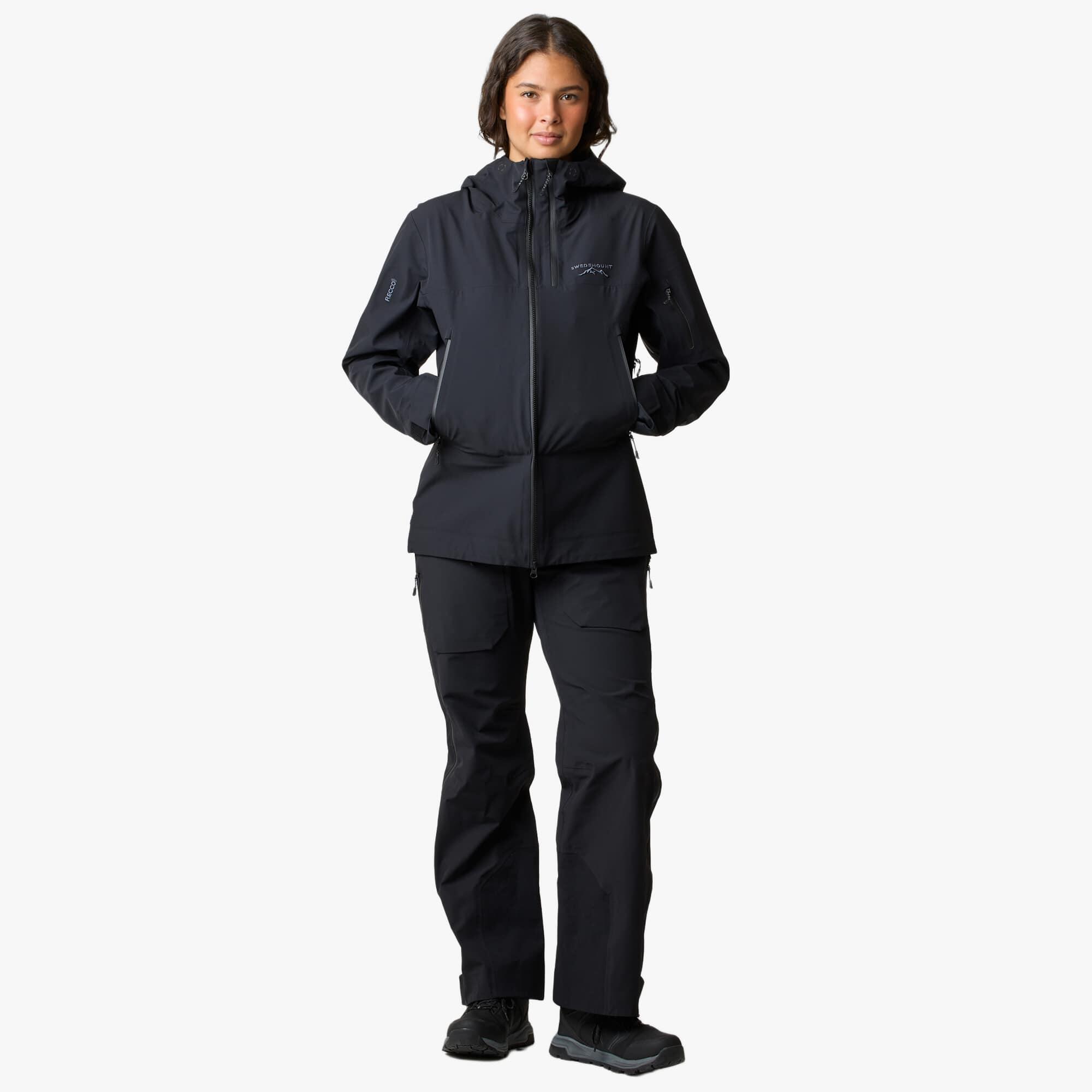 Women skiing ski jacket waterproof windproof Lofoten 3L Shell 3/7