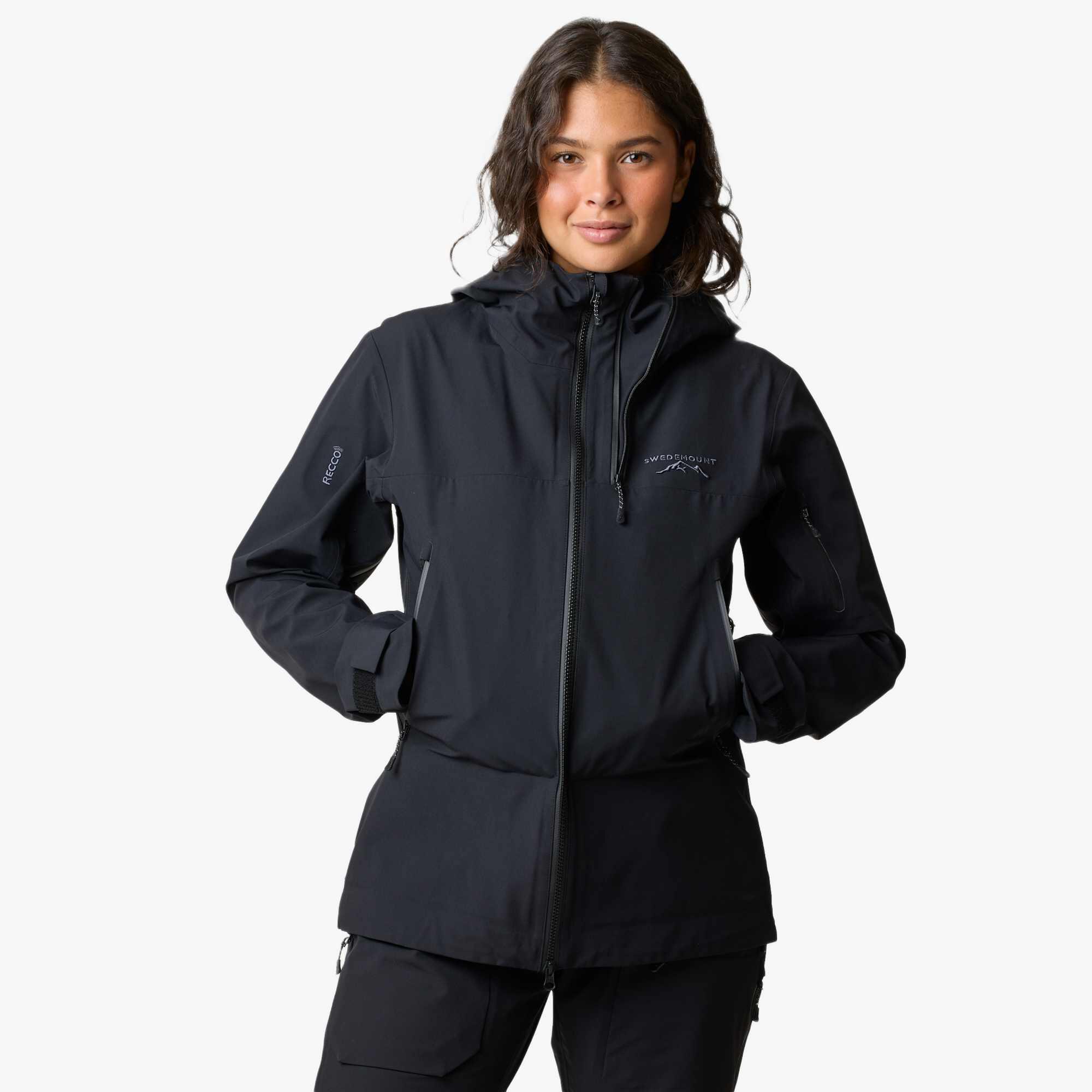 Swedemount - Veste De Ski Femme Ski Imperméable Coupe-vent Lofoten 3l Shell - Veste - Noir - Decathlon