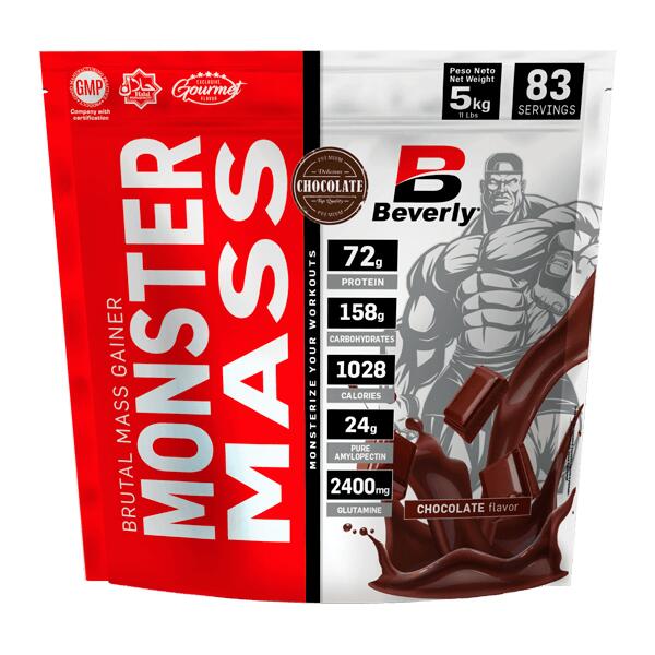 Beverly - Monster Mass - 5kg Chocolat De Beverly Nutrition - Gainer - Taille Unique - Decathlon