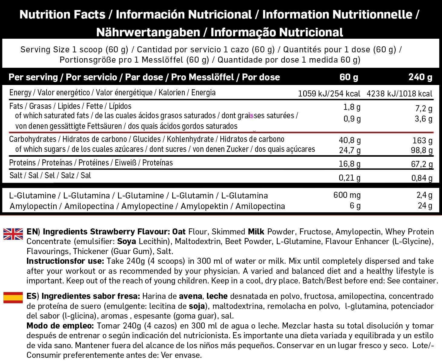 Monster mass - 5kg Morango da Beverly Nutrition 2/3