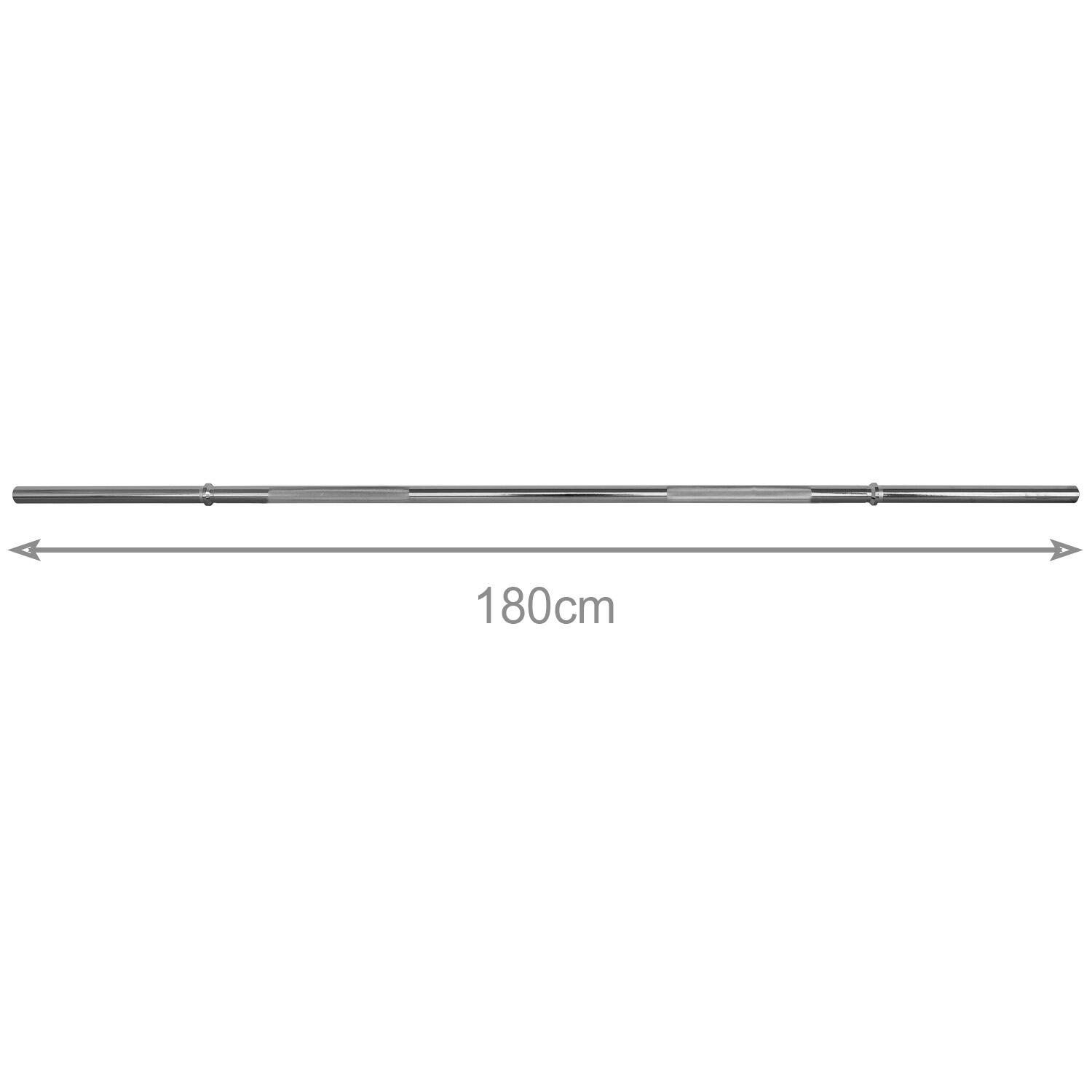 Barra Alzamiento Maximpro Kovar 180cm con Fijaciones Muelles 4/5