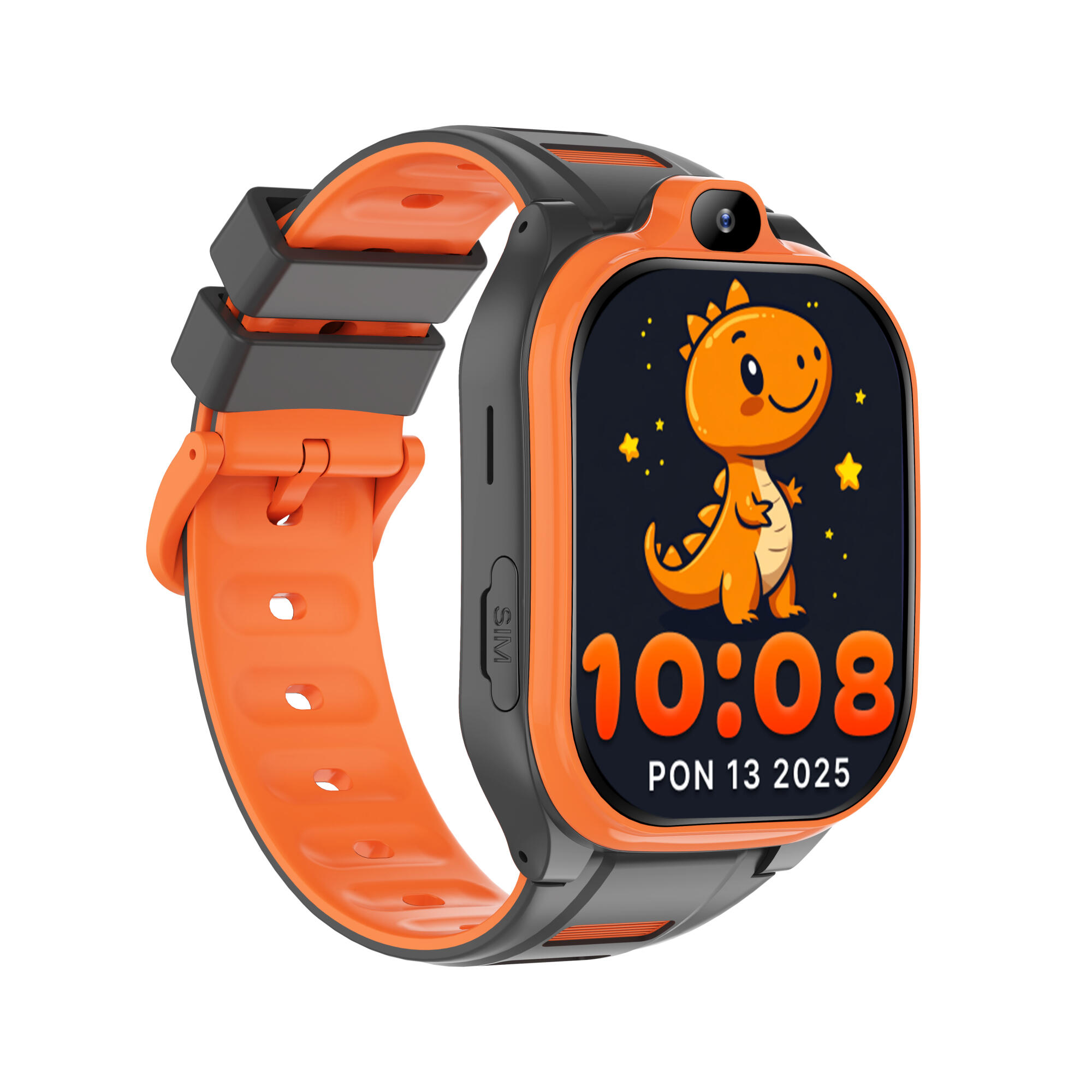 Smartwatch Forever GPS WiFi 4G Kids Boost KW-530 Orange AI nanoSIM VideoCall 7/7