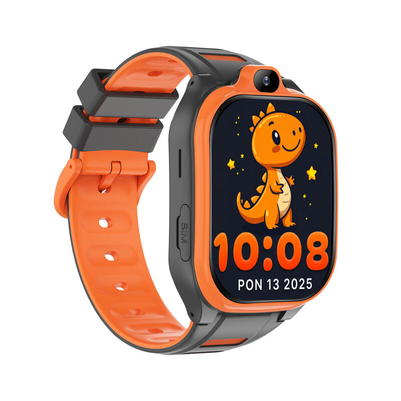 Smartwatch Forever GPS WiFi 4G Kids Boost KW-530 Portocaliu AI nanoSIM VideoCall