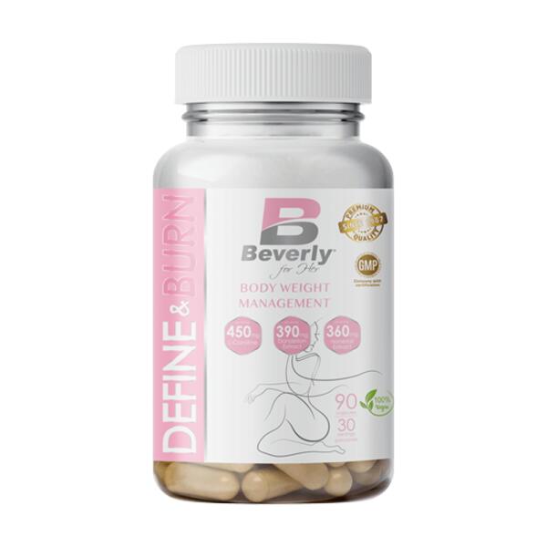 Define & Cream; Burn - 90 capsules Beverly Nutrition