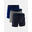 Boxeri pentru bărbați, pachet de 3 Under Armour M Perf Cotton 6in Blue
