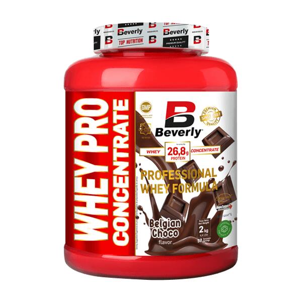 Whey Pro Concentrate - 2Kg Belgian Chocolate Beverly Nutrition