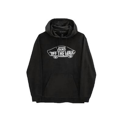 Zwarte vans katoenen hoodie trui