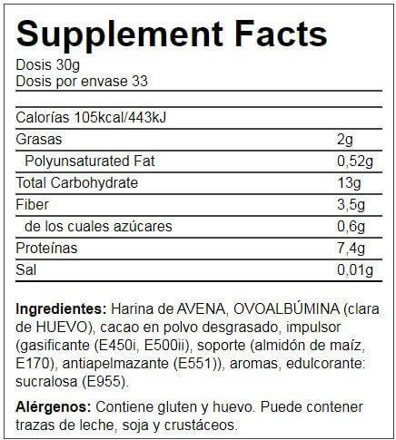 Protein Pancake - 1000g Choco-Galleta Quamtrax 2/3