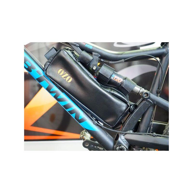 Sacoche de cadre rectangulaire en simili cuir 3L pour batterie de vélo électriqu 4/5