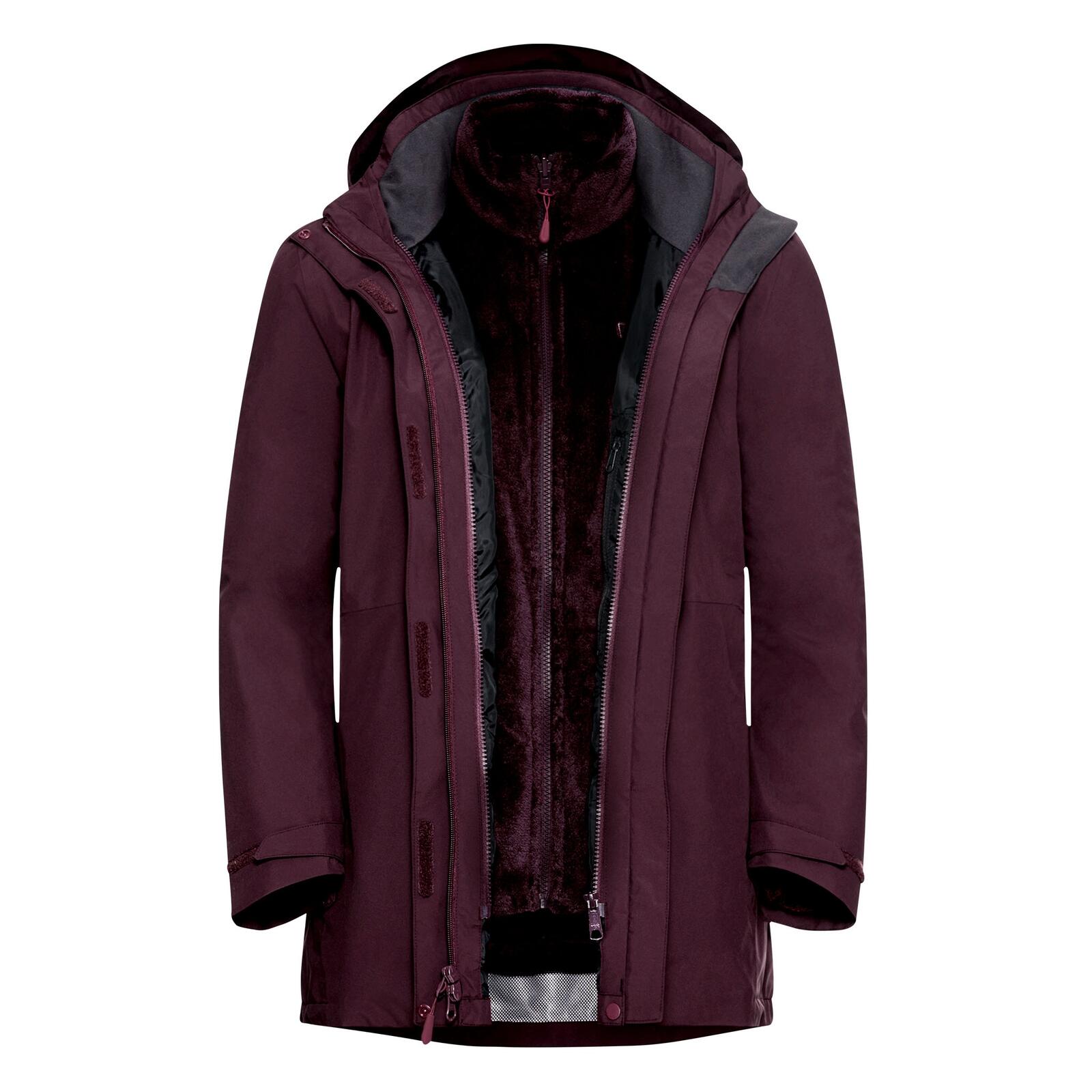 Wanderjacke wasserdicht atmungsaktiv Damen - Rotwand 3 in 1 Jacke W 4/6