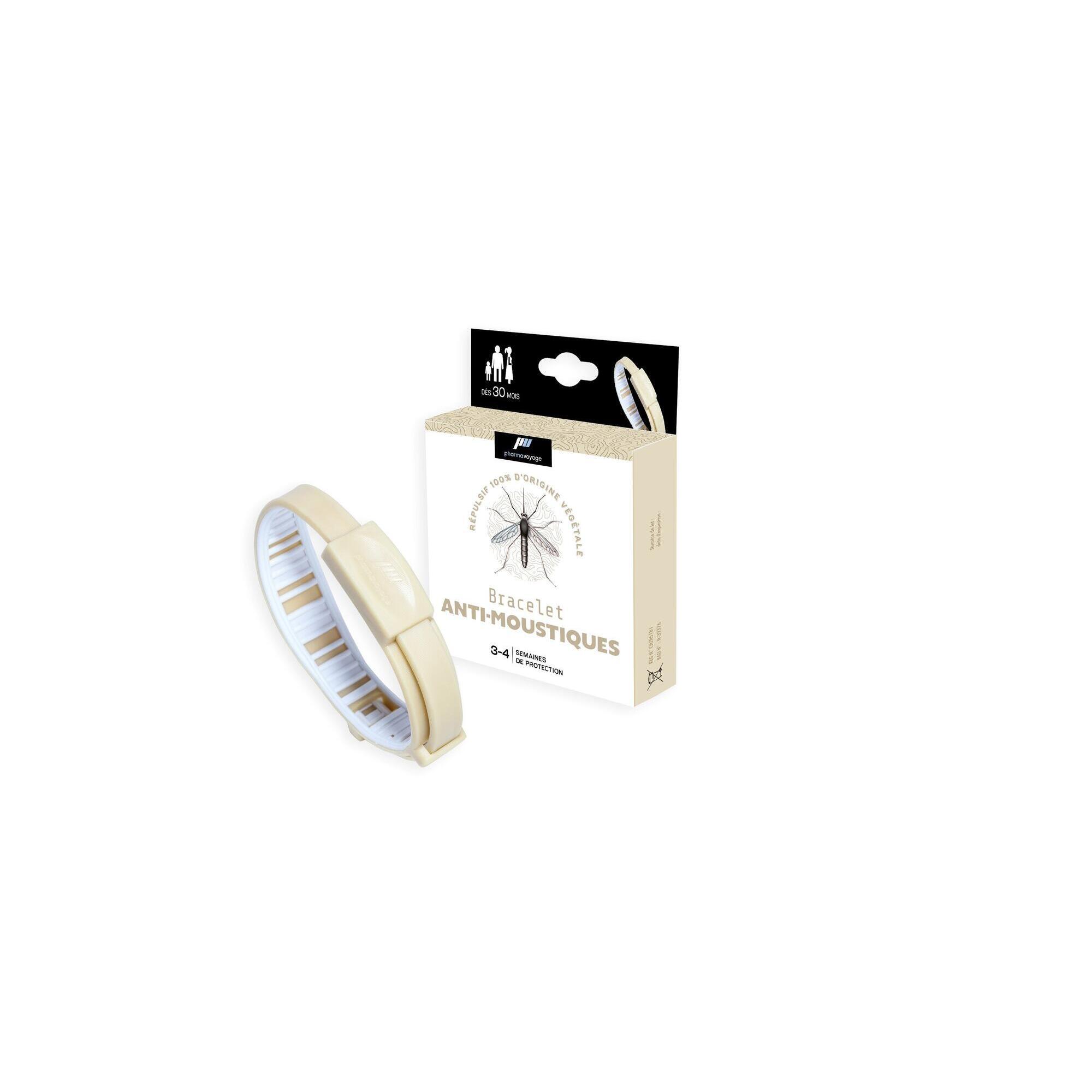 Pharmavoyage - Bracelets Anti-moustiques Pharmavoyage Beige - Anti-moustique - Taille Unique - Decathlon