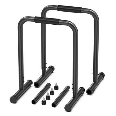 Verstelbare dip bars, stevige parallelsteunen voor volledige training