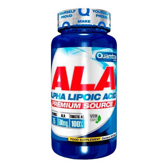 ALA (Alpha-Liponsäure) – 50 pflanzliche Kapseln Quamtrax