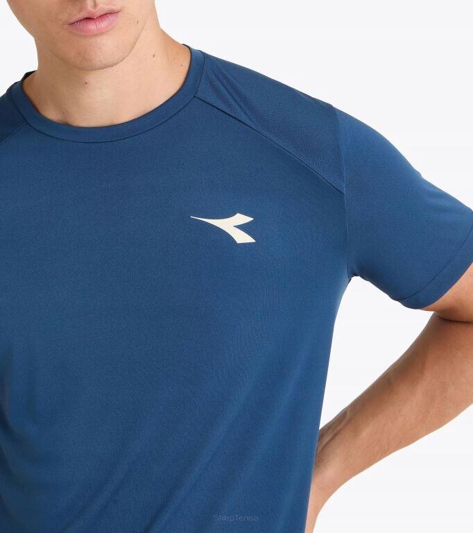 Koszulka tenisowa Diadora SS T-shirt Tennis niebieska XXL 2/5