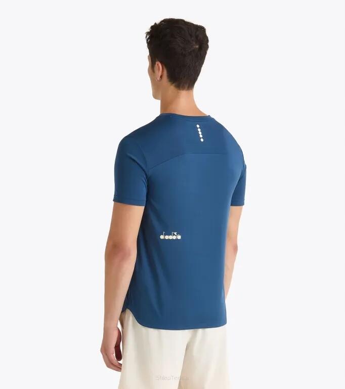 Koszulka tenisowa Diadora SS T-shirt Tennis niebieska XXL 4/5