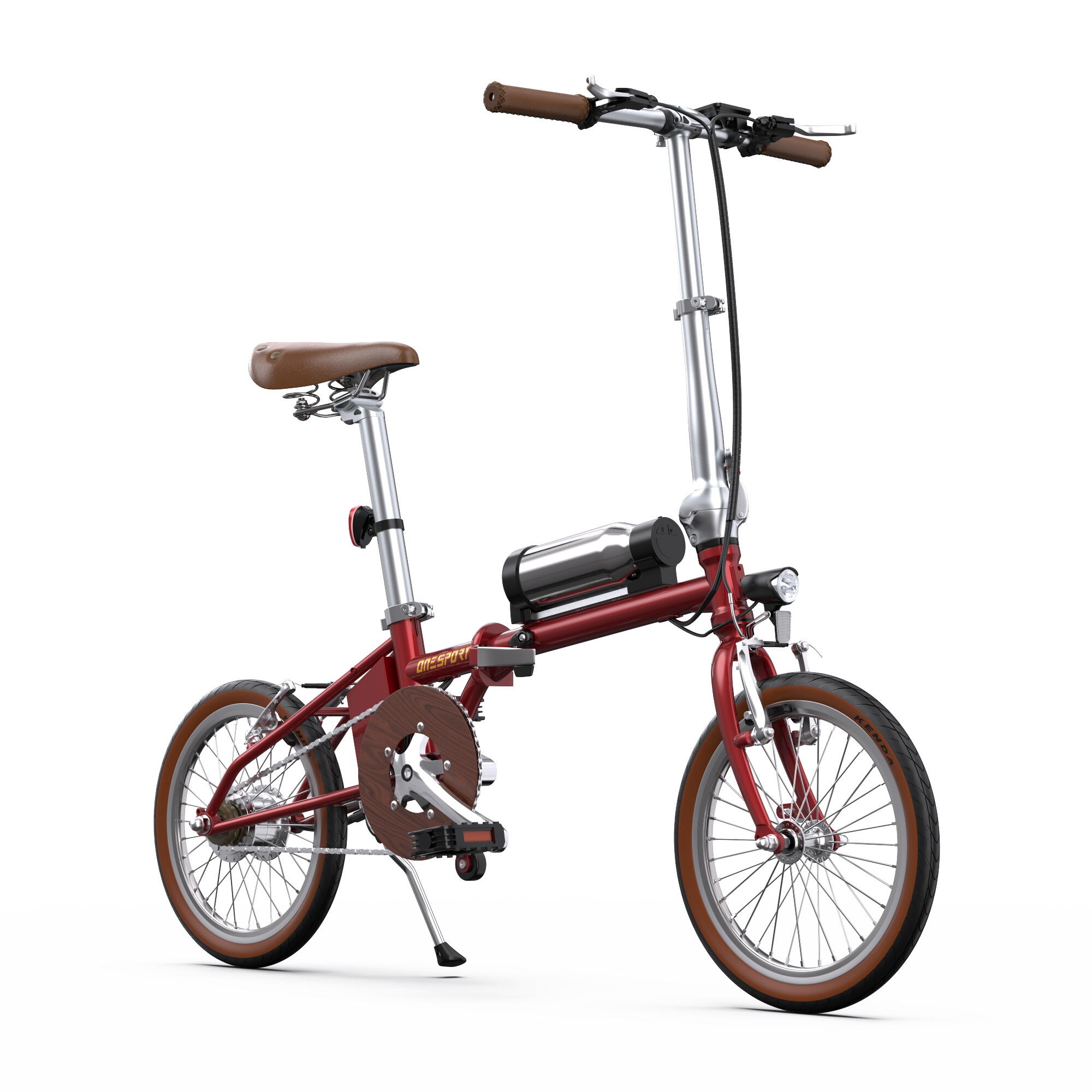 Bicicleta Elétrica Dobrável Onesport OT02 de 16 Polegadas com Motor de 250W 2/7