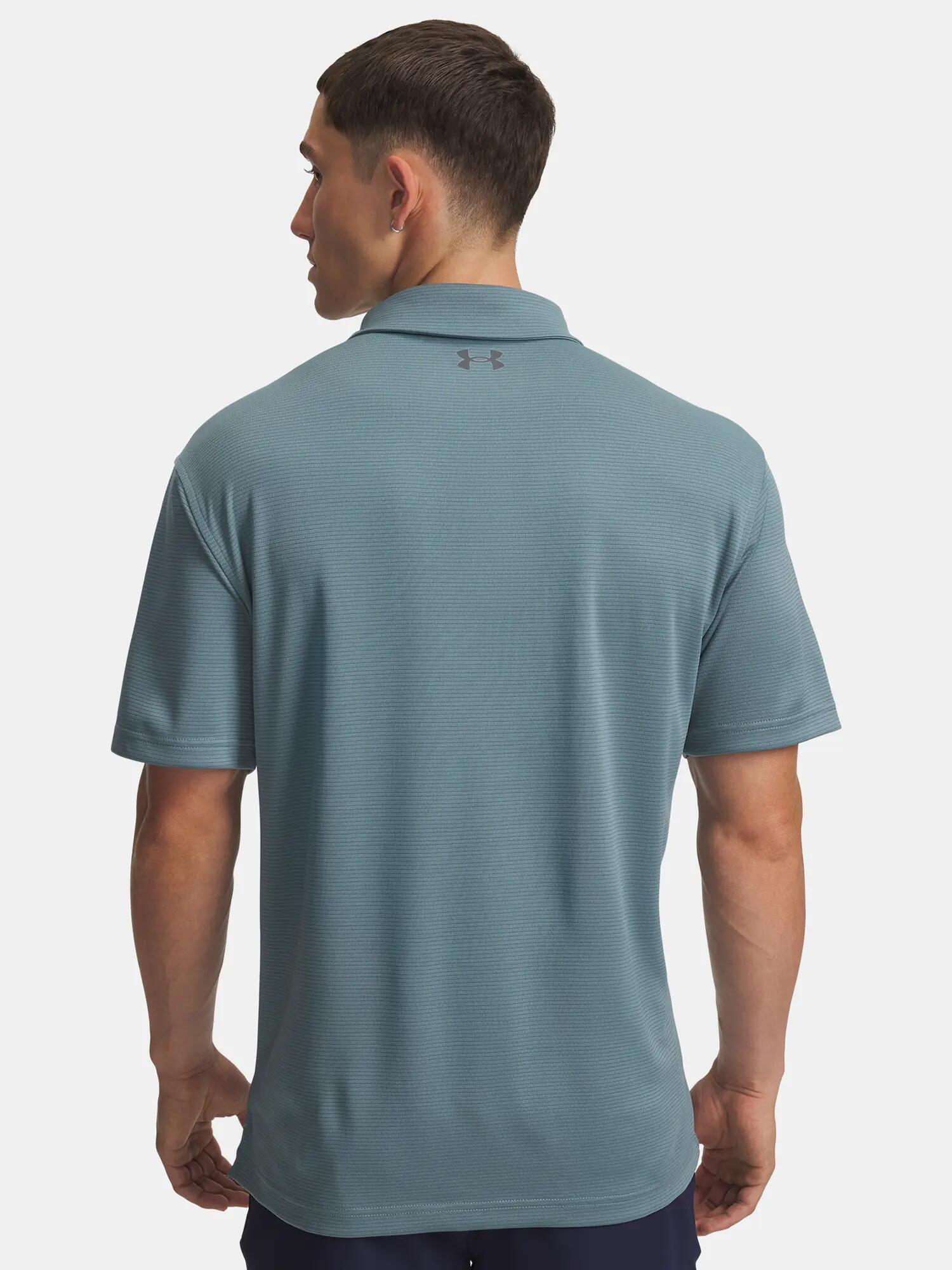 Férfi póló Under Armour Tech Polo-BLU 1/2