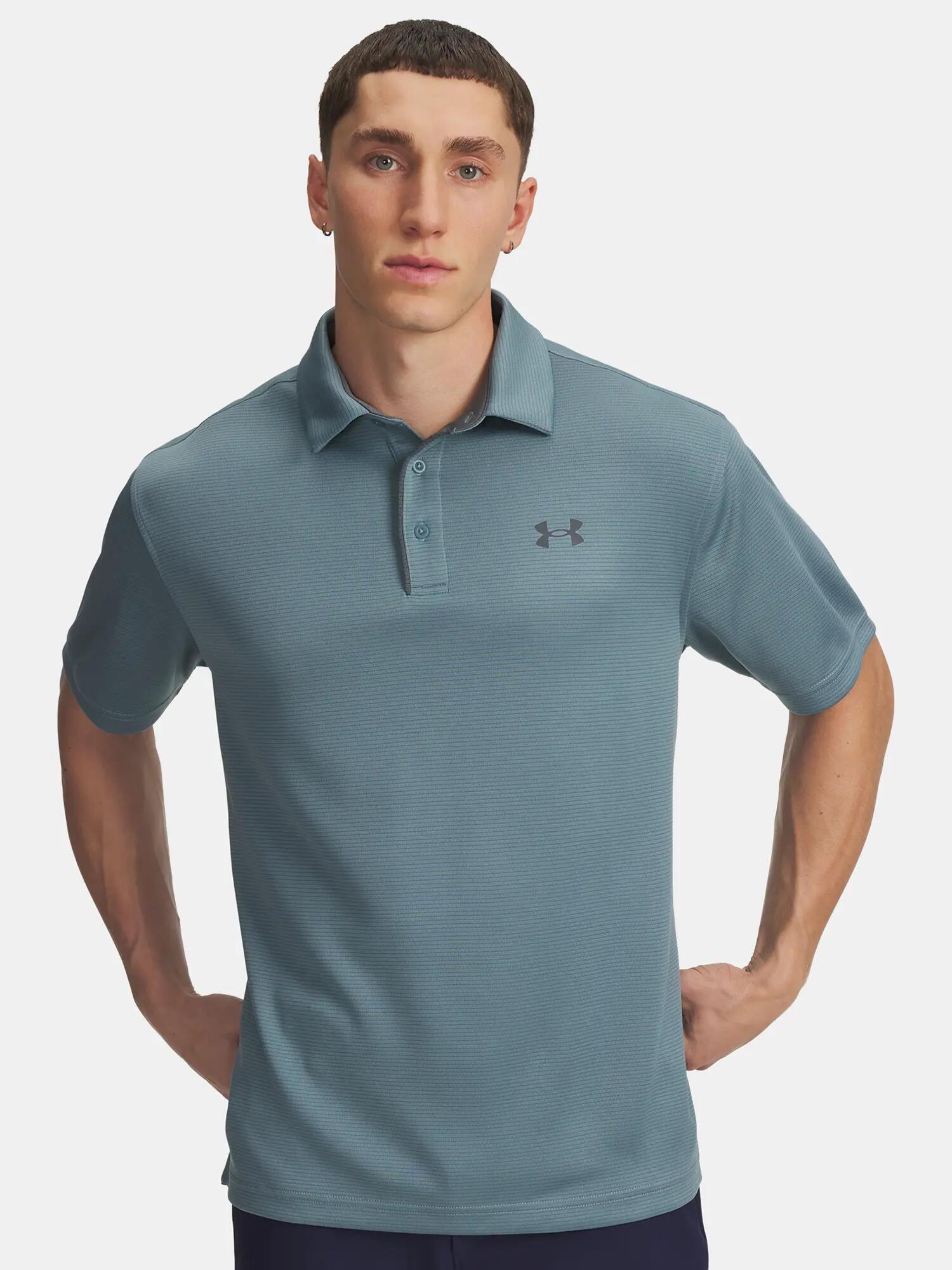 Férfi póló Under Armour Tech Polo-BLU 2/2