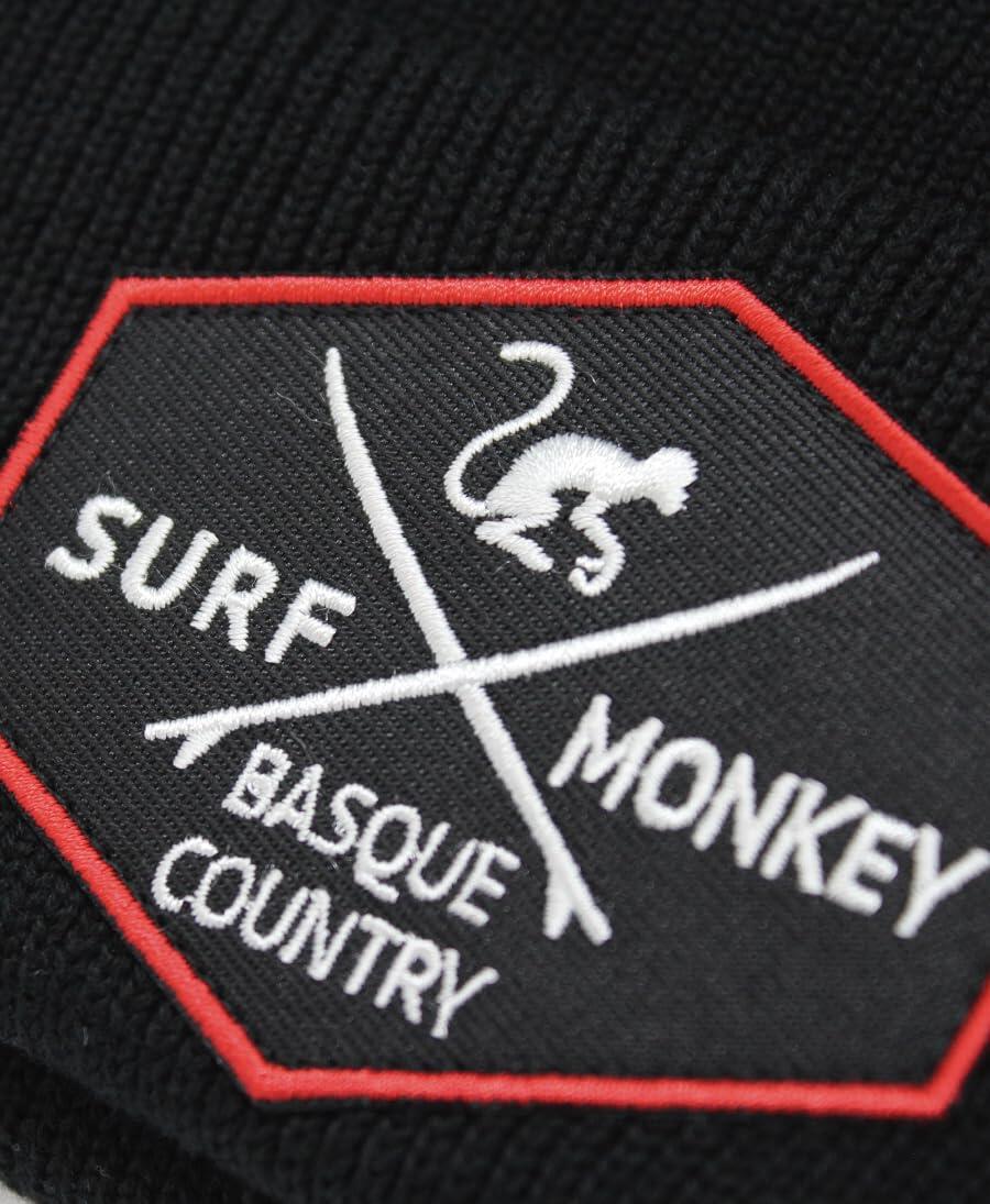 Muts - Geborduurd logo / Biologisch katoen / One Size (Zwart) 4/5