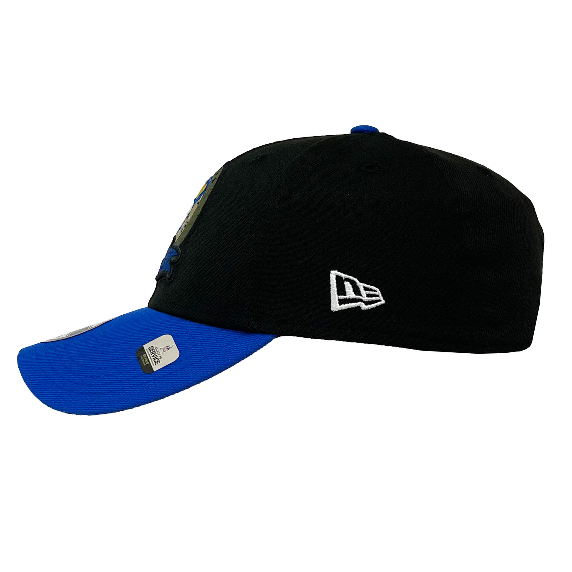 New Era 39THIRTY Cap NFL22 Salute To Service Los Angeles Rams schwarz 3/5