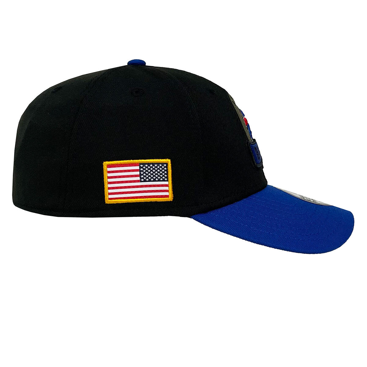 New Era 39THIRTY Cap NFL22 Salute To Service Los Angeles Rams schwarz 4/5