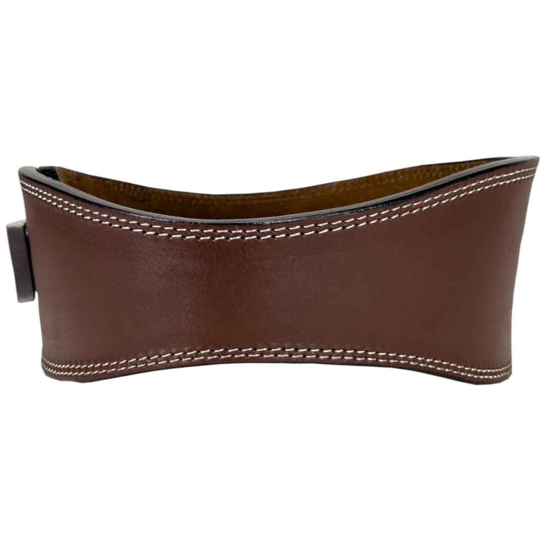 100% Leder-Kontur-Hebelgürtel mit Edelstahlschnalle Modell L7020 3/6
