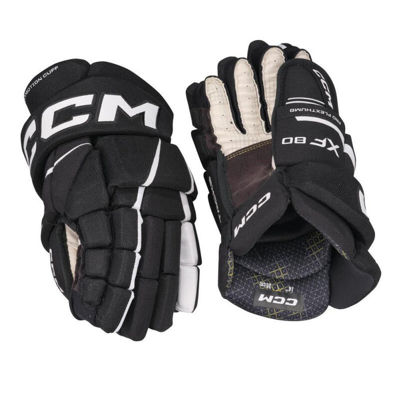Guantes de hockey sobre hielo para adultos mayores CCM Tacks XF80 3/4