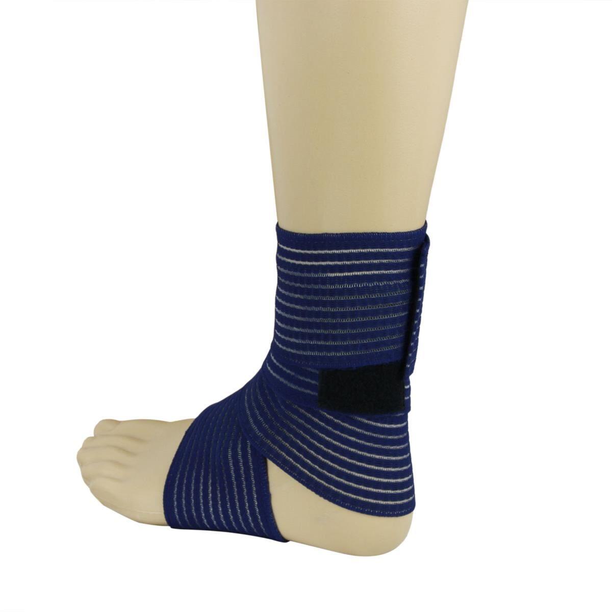 Elastrap - Bande Cheville - Chevillère Entorse - Strapping Fin Et Léger Sport - Chevillère - Bleu - Taille Unique - Decathlon