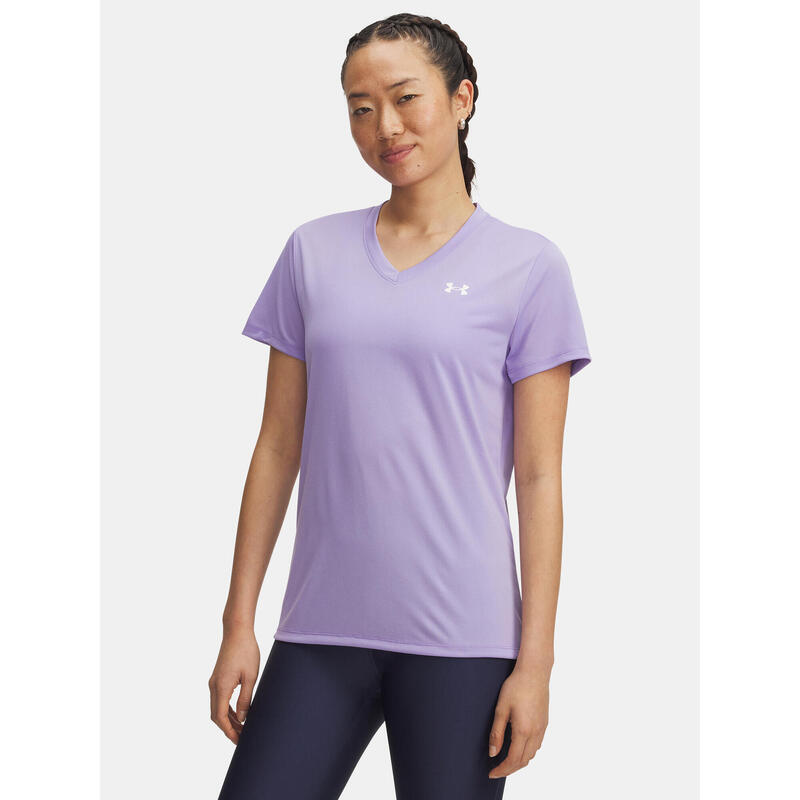 Női póló Under Armour Tech SSV- Solid-PPL